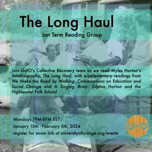 The Long Haul: A Jan Term Reading Group