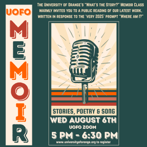 What's the Story? Memoir Class Reading